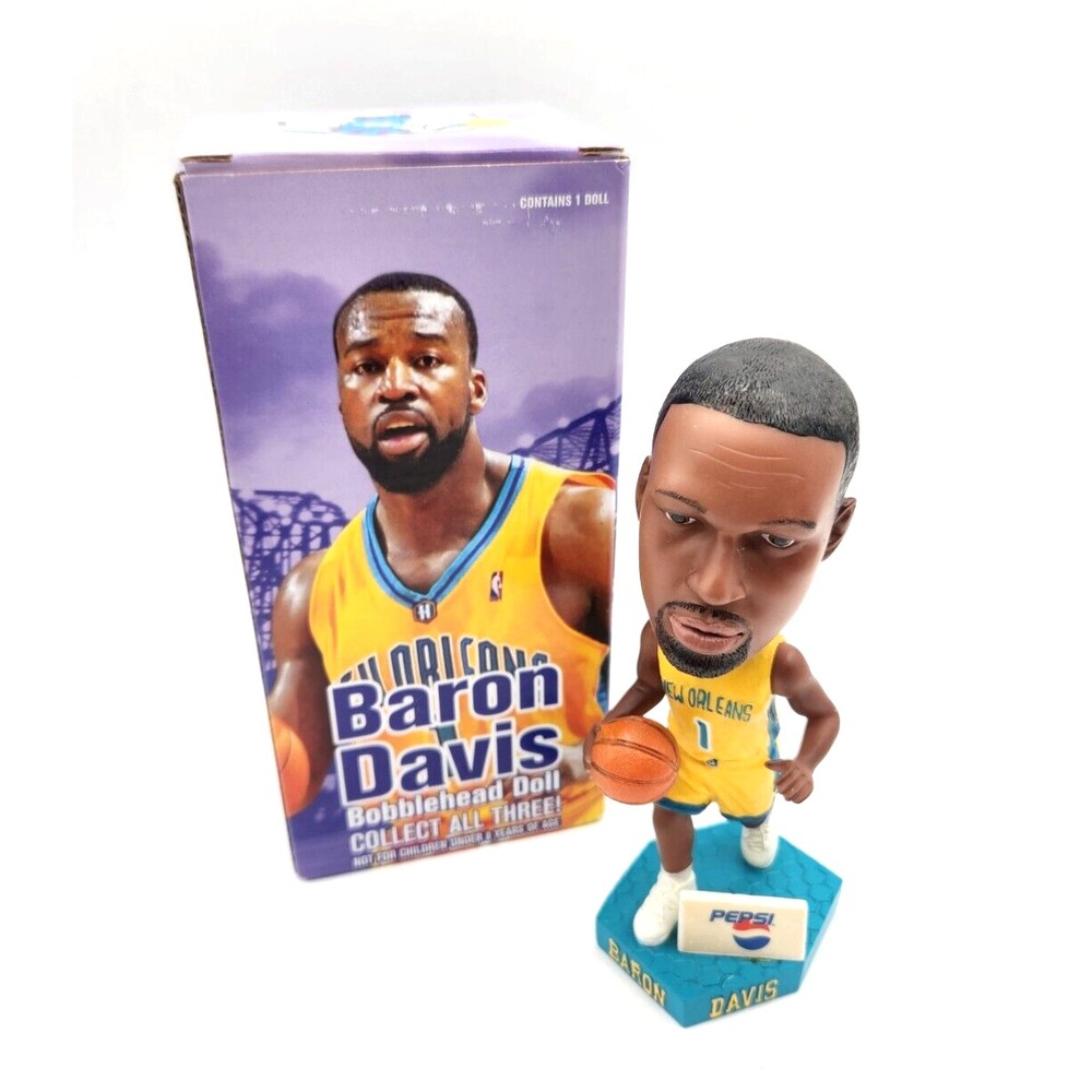 Baron Davis Bobblehead New Orleans Hornets NO Pelicans Basketball Stadium Givvy
